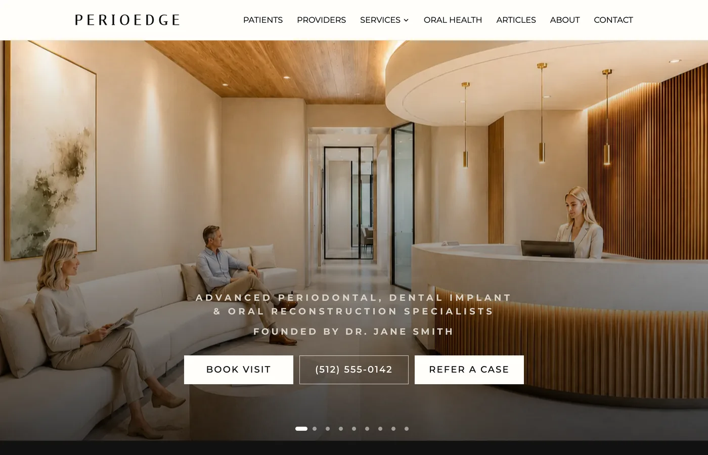 PerioEdge — Periodontics & Dental Implants website demo